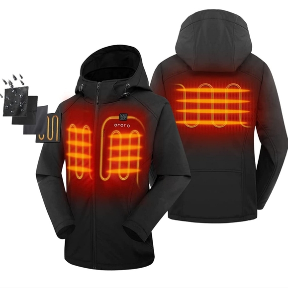 ororo Jackets & Blazers - Ororo women's heated jacket removable hood small